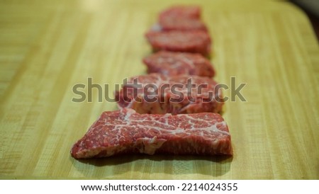Thick Cut of Tasty Steak Meat 