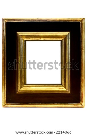 Gold Framed Picture Frame w/ Path