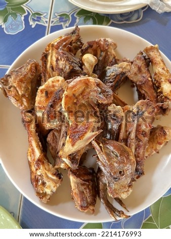 Pictures of barbecue chicken food in Thailand 