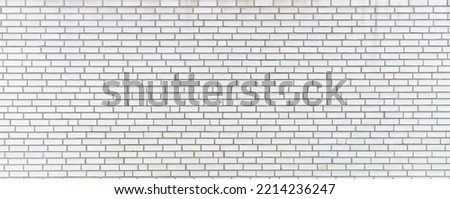 Background of white vintage brick wall.