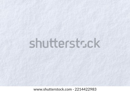 White snow background with copy space