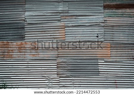 Grung Zinc Texture Background, Old Zinc Material