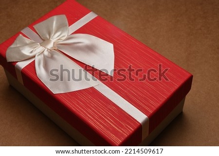red gift box for important people