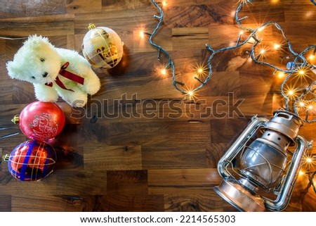 Background with the image of Christmas