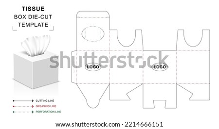 Square tissue box die cut template
 Royalty-Free Stock Photo #2214666151