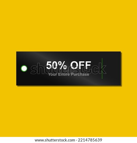 50% percentage discount on sales templates design. (Enhanced License) RECOMMENDED for unlimited usage.