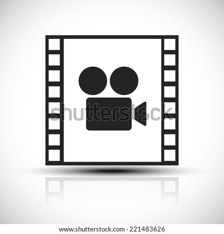 Simple concept graphic for movie, movie production