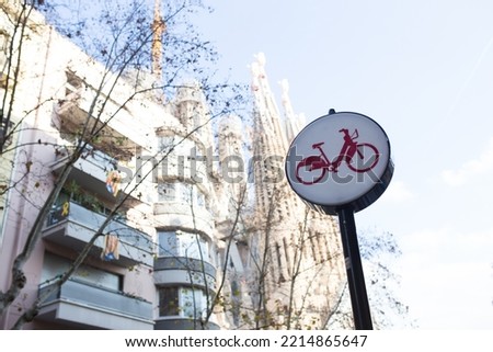 Parking sign moped in red on a white background.