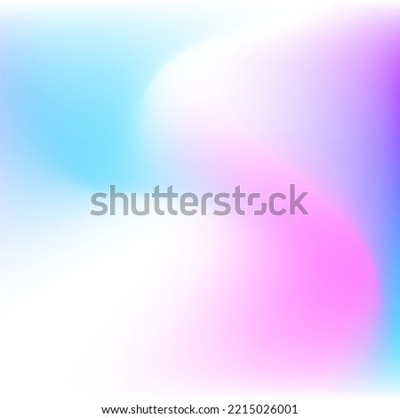 Neon Blurred Bright Cold Pink Gradient Backdrop. Curve Light Fluid Wavy Pastel Swirl Gradient Mesh. Dynamic Liquid Vivid Water Colorful Wallpaper. Color Multicolor Vibrant Sky Smooth Surface.