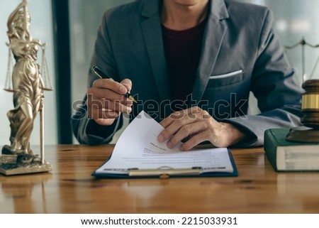 Judge's Hammer, Scales of Justice, Law Tigers, Lawyer's concept, protecting clients in order to win cases or gain the best legal interest. Royalty-Free Stock Photo #2215033931