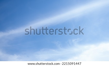 Blue Sky white Cloud Background, Sunlight Day with Sky Wallpaper Backdrop,Mockup Nature Landscape Free Space Backdrop,Card or Poster for Environment Protection.