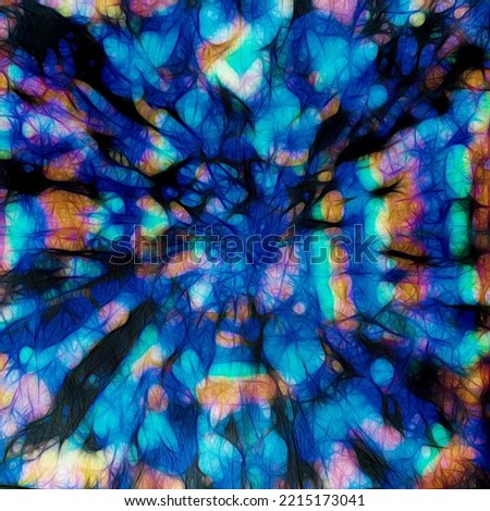 Sacred Grunge Dye Dark Fluid Tie Dye Overlay Painting. Fibonacci Spiral Aquarelle Tie Dye Effect. Neon Tye Die Background. Spiral Vibrant Fashion