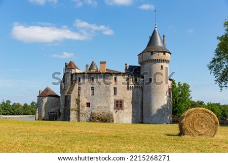 chateau de la brede. Gironde. France Royalty-Free Stock Photo #2215268271