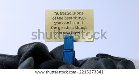 Friendship quote image for your social media and presentation