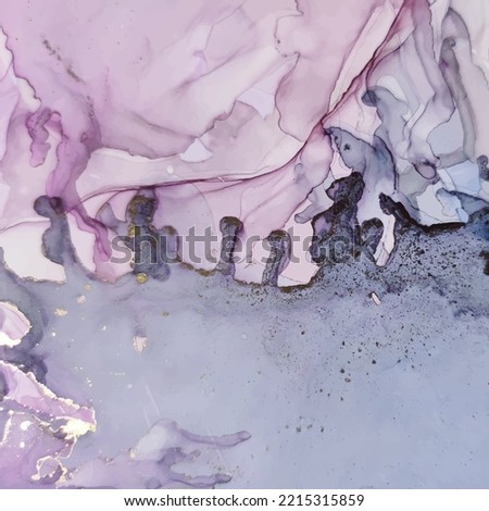 Pink Oil Paint. Luxury Fluid Painting Gold Marble Watercolor. Copper Alcohol Ink Watercolor. Vector Abstract Background. Blue Ink Vector Glitter. Blue Water Color Marble. Luxury Alcohol Ink Canvas.