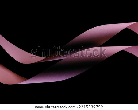 elegant shape of a paper