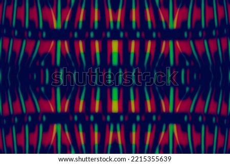 Abstract Ethnic Background. Design Mix Of Color, Retro Style.