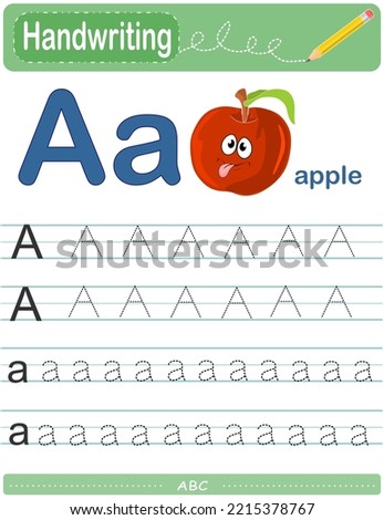 a is for red apple