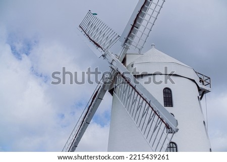 scenic view of Blennerville windmill on The Dingle peninsula in County Kerry, Ireland