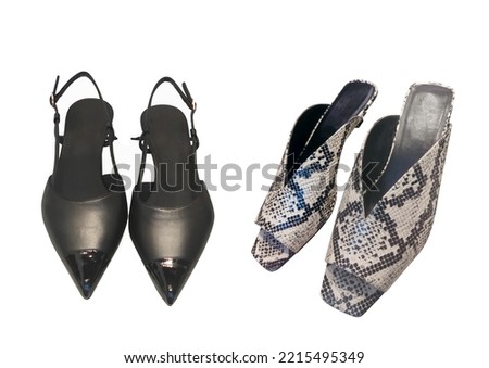 College of women fashionable shoes