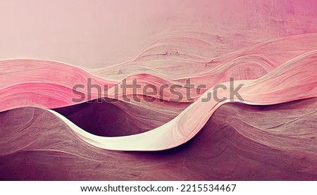 Abstract, elegant, retro and delicate graphic element in the style of contemporary art with fine details, like swirling pink and white gradients, background design.