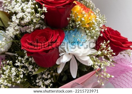 bouquet of flowers. Red roses 