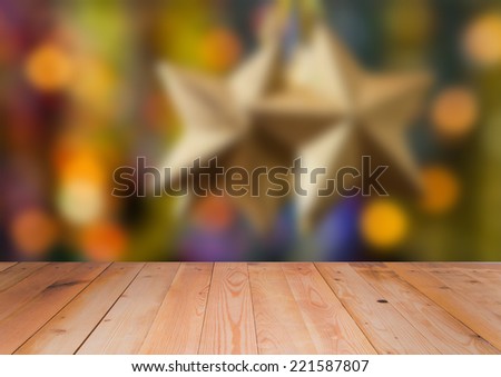Blurred picture of christmas and new year background