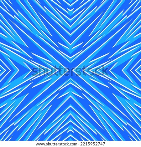 Abstract background with reflective tribal pattern. Abstract tribal ornament