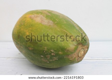 papaya fruit on the table