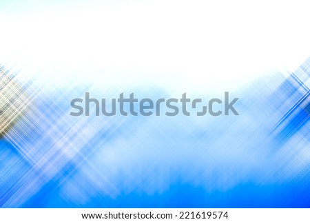 Tile motion blur abstract background in blue, yellow, and white tone