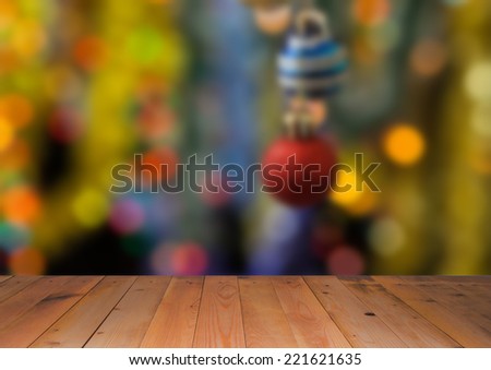 Blurred picture of christmas and new year background