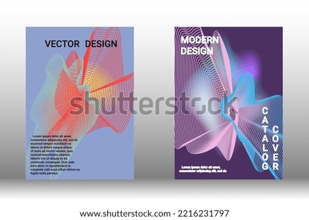 Modern design template. Creative liquid background from flowing shapes to create trendy abstract cover, banner, poster, booklet. Vector illustration. EPS 10.