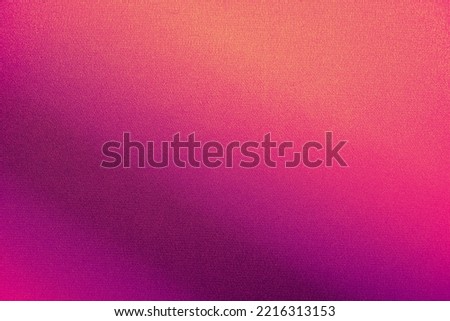 Magenta fuchsia coral shades. Color gradient. Purple pink orange abstract background with space for design. Dark wavy line on light. Silk satin velvet. Valentine, birthday, mother's day. Template. 