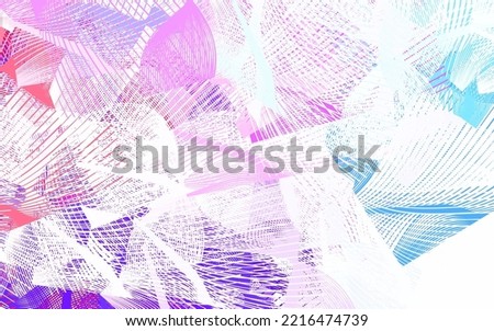 Light Blue, Red vector template with chaotic shapes. Modern abstract illustration with colorful random forms. Elegant design for wallpapers.