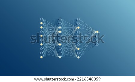 Architecture of convolutional neural network in vector. How ai work. Data science, machine learning, artificial intelligence. Input and output layers with 2 hidden layers. Royalty-Free Stock Photo #2216548059