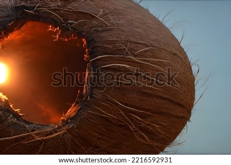 a picture of coconut, a healthy, natural food ingredient