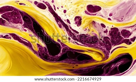 abstract yellow liquid marbled texture  abstarct background