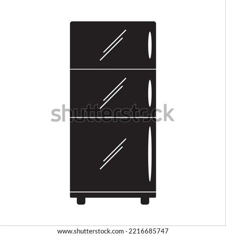 refrigerator icon logo vector design