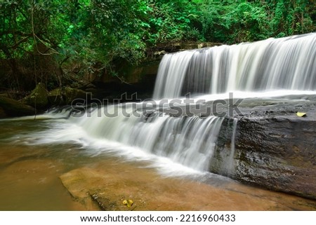 View of Than Thong Waterfall, Nong Khai, Northeastern Thailand nature background pictures