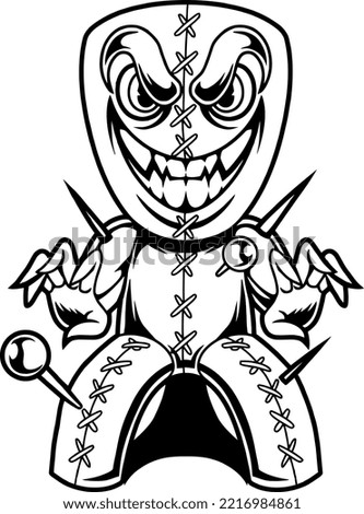 voodoo Pastel goth Coloring page for Children