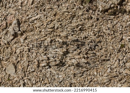 Rock formation. The background of stone chips. Mountains, macro photography.