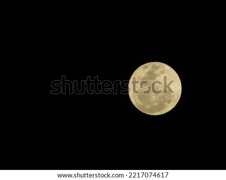 close up light moon night
