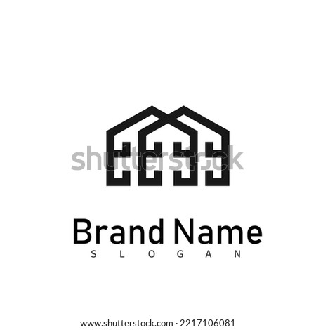 real estate logo building symbol design