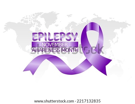 vector graphic of epilepsy awareness month good for epilepsy awareness month celebration. flat design. flyer design.flat illustration.