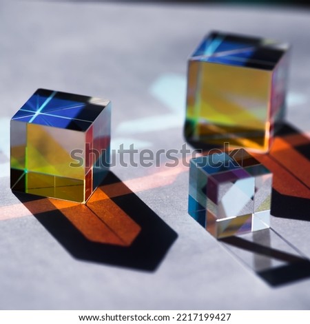 Composite prisms can break sunlight into different colors