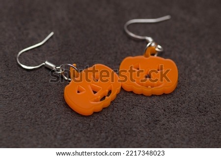halloween earrings acrylic  laser cut