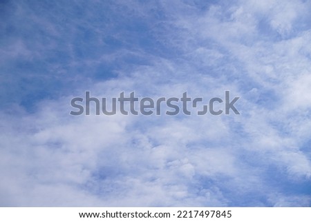 blue sky, clear sky background Gives a feeling of serenity and peace of mind