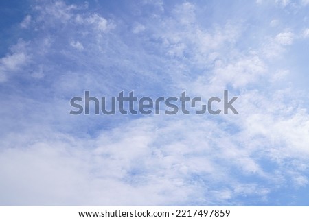 blue sky, clear sky background Gives a feeling of serenity and peace of mind