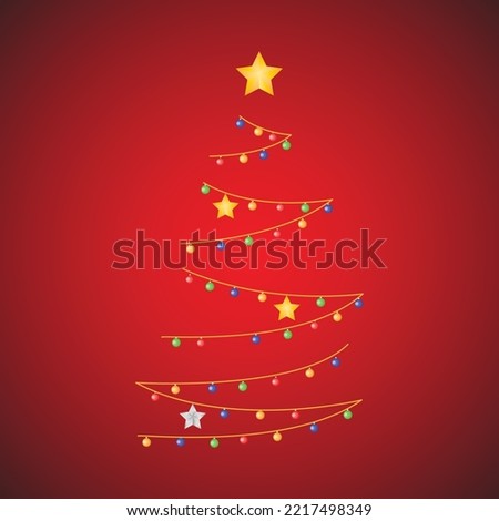 vector illustration of christmas and new year background