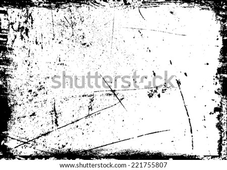 Splatter Paint Texture . Distress rough background . Scratch, Grain, Noise rectangle stamp . Black Spray Blot of Ink.Place illustration Over any Object to Create grunge Effect .abstract vector